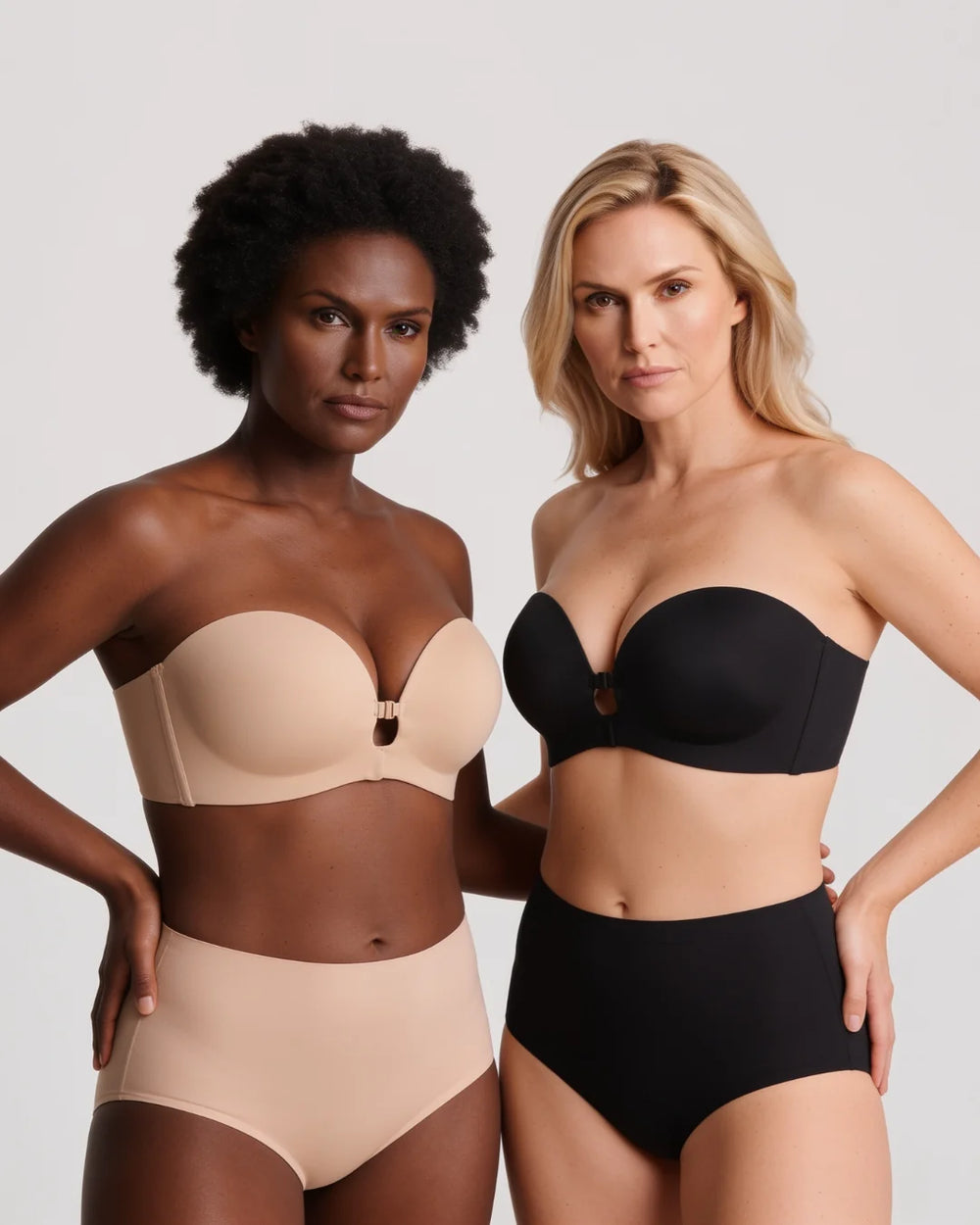 Front Closure Strapless Bra