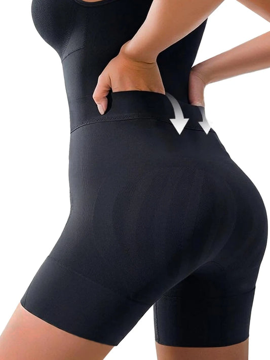 Bathroom Friendly Seamless Shapewear Bodysuit