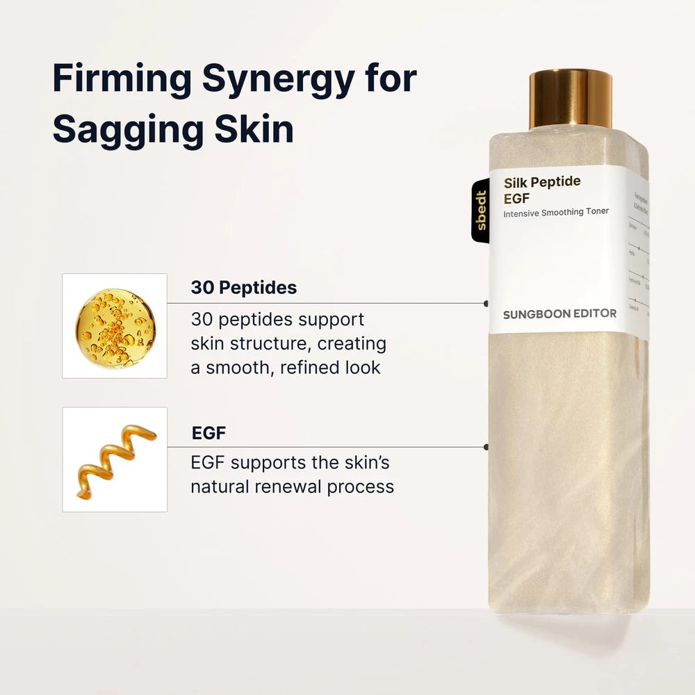 Sungboon Editor Silk Peptide EGF Toner