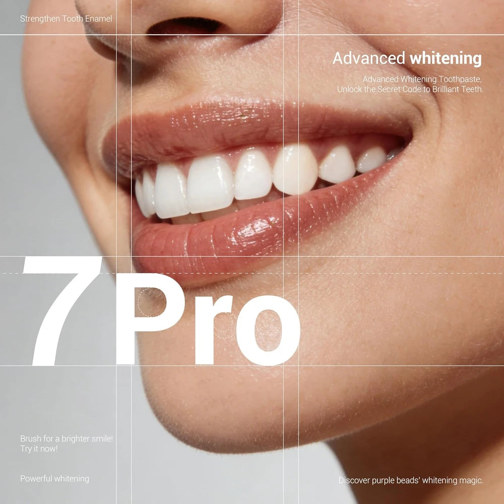 MSDRWIKEY 7-Pro Whitening Toothpaste